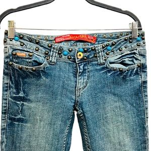 Vintage chic Jeans ANAMA  Size 28 straight leg 98% Cotton 2% Spandex preowned